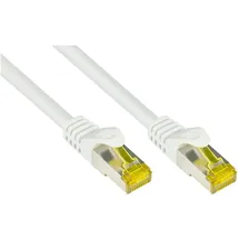 Good Connections Good Connections® RJ45 Patchkabel - Cat7 Rohkabel und Rastnasenschutz (RNS®), S/FTP, PiMF, 500MHz, 10Gbit/s, auf RJ45, 50 m