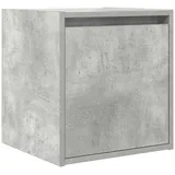 vidaXL Wand-Nachttisch Betongrau 38x34x40 cm