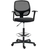 Vinsetto Arbeitsstuhl Schwarz