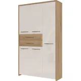 Home Affaire Garderobenschrank »Gala«, hochwertig UV lackiert, Soft-Close-Funktion,