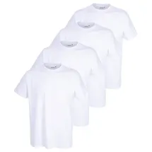 Götzburg Unterhemd 4Er Pack Classic Feinripp in weiss | Gr.: 50