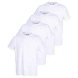 Götzburg Unterhemd 4Er Pack Classic Feinripp in weiss | Gr.: 50