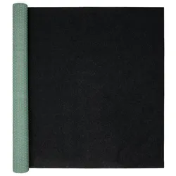 Midori Rasenteppich 100 x 200 cm Schwarz mit Noppen Kunstrasen Teppich Balkon Terrasse Outdoor