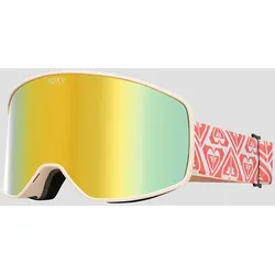 Roxy Storm Peak Chic Buttercream Goggle rose gold ml s3 Gr. Uni