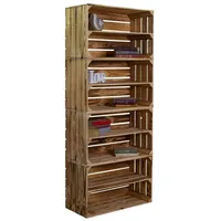 Kistenkolli Altes Land Bücherregal 160 x 68 x 0 cm Braun