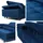 Mirjan24 Eckcouch Abriamo 10 L-Form 2-Sitzer Grün