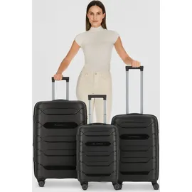 polestream Strz by Asteroid Koffer-Set 3-tlg. schwarz