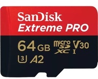 Extreme PRO 64 GB microSDXC, Speicherkarte - UHS-I U3, Class 10, V30, A2