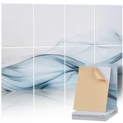 VEVOR 8x Akustikpaneele Akustik Wandpaneele 120x80cm selbstklebend Seidenmotiv