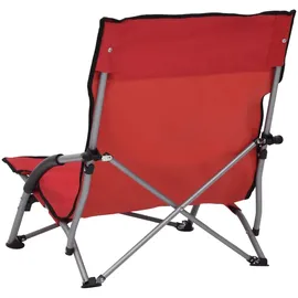 vidaXL Strandstuhl 2er Set Rot