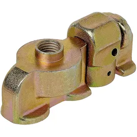 Preiswert & Gut 5x Schraubfitting für Airline-Schiene SWL 1000daN Endbeschlag Innen Zurrschiene 3/8 Schraubgewinde Airlineschiene BS 2000daN Stahl je 152g als Zurröse