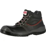 Nitras Step MID S3-Arbeitsstiefel - Sicherheitsstiefel mit Stahlkappe Schwarz / Grau / Schwarz 36