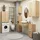Akord Waschmaschinenschrank 64 x 30 x 180 cm Sonoma Eiche