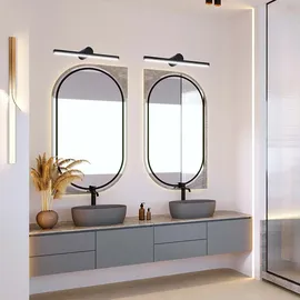 V-Tac LED-Spiegelleuchte 10 W 3000 K Schwarz