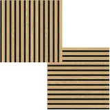 fibrotech® Akustikpaneel SQUARE Oiled Oak 2 St. 52 x 52 x 2,2 cm