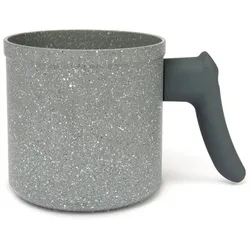 Excelsa Milchtopf Country Rock Aluminium 18x11,5x11,5 cm Grau
