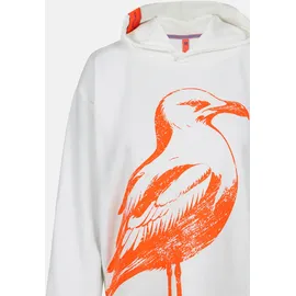 salzhaut Hoodie orange/offwhite S