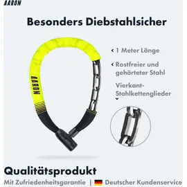 Aaron Lock One Gelb Kettenschloss