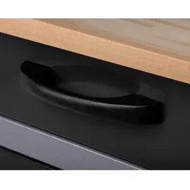 Ondis24 Lochwand Metall 160 cm grau ohne Bestückung