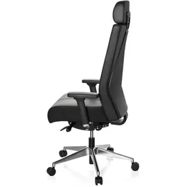 HJH Office Pro-Tec XXL Leder schwarz