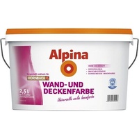 Alpina Wand- und Deckenfarbe weiß 2,5L