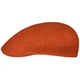 Stetson Madison Leinen Flatcap - Flat Cap aus Leinen Herren/Damen - Gefütterte Leinencap - Schirmmütze Frühjahr/Sommer - Sommercap orange 60 cm - 60