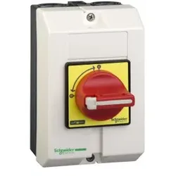 Schneider Electric VCFXGE4 Leergehäuse f. VARIO V02-V2+max. 4 Zusatzmodule, Frontschild, gelb, IP65