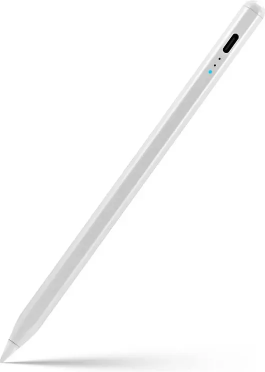 Rexsun Stylus Pen – Magnetischer iPad-Stift mit Neigungserkennung, Handballenerkennung und LED-Akkustandsanzeige, kompatibel mit iPad-Modellen ab 2018, Modell ID715A