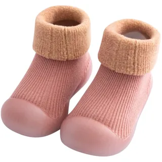 Stoppersocken Kinder Baby Rutschfeste Socken Warme Antirutsch Socken für Jungen Kleinkinder Mädchen Niedlicher Cartoon Weicher Stricken Babybodenschuhe Baumwolle Neugeboren Baby (15-18 Months) - 15-18 Monate
