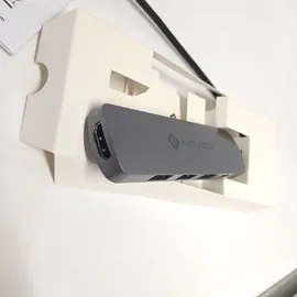 NOVOO 5-in-1 USB-C-Hub, Adapter USB C auf HDMI 4K, Aufladen 100 W PD, USB-C auf USB x 3, USB C Adapter Multiport, kompatibel mit MacBook Air MacBook Pro Chromebook