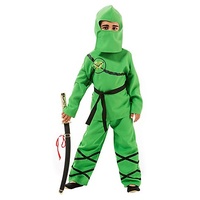 Ninja-Kostüm für Kinder, grün
