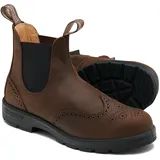 Blundstone #2444 Brogued Antique Brown Leather (Classics Series) Stiefel braun 43 Weit (UK: 9,5, EU: 43 Weit)