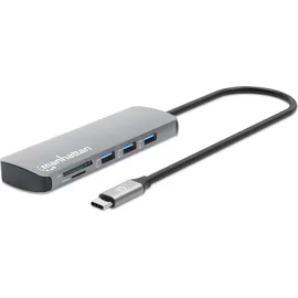 Manhattan Dockingstation - USB-C 3.2 Gen 1 (190459)