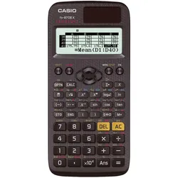 Casio FX-87DE X, Tasche, Wissenschaftlicher Taschenrechner, Batterie/Solar, Schw
