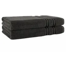 hammetex Duschtuch 70 x 140 cm grau 2 St.