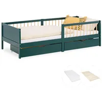 Homestyle4u Kinderbett 90x200 cm, Kinder- & Jugendzimmer, Kindermöbel, Kinderbetten,