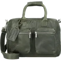 Cowboysbag Little Bag Handtasche Leder 31 cm dark green
