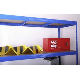 Szagato Weitspannregal Stahl 150 x 160 x 80 cm blau 4 Böden