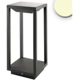 ISOLED LED SOLAR Outdoor-Leuchte, PIR-Bewegungs-/Helligkeitssensor, Ein+Aus, 2W, IP54, warmweiß