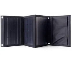 Choetech Reise-Solarladegerät – Tragbares 22W Solarpanel, 2x USB 5V, Faltbares Design