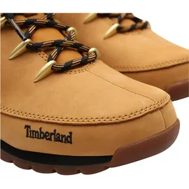 Timberland Schnürboots TIMBERLAND "EURO SPRINT - MID LACE BOOT", Herren, Gr. 43,5, gelb (wheat, nubuck, w, schwarz), Leder, Schuhe Schnürboots, Winterstiefel, Schnürstiefel, Winterschuhe