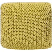 Beliani Pouf Gelb