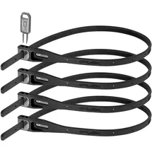 Hiplok Z Lok 4 Schlössern All Black 400 mm