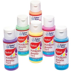 Pastel Acrylfarbe zum Gießen (pro Set 6) Farben