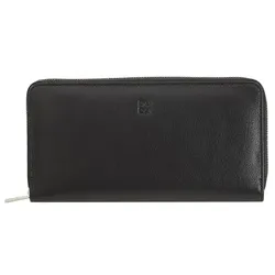 DuDu Geldbörse RFID Schutz Leder 20 cm black