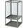 creativ home Windlicht STAGES Metall/Glas Grau/Transparent