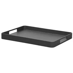 Tablett Club Cane-line Aluminium lava grey grau, Designer Cane-line Design-Team, 5x48x35 cm