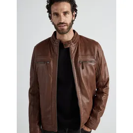 JCC EL101 Bikerjacke Braun 4XL