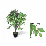vidaXL Künstlicher Ficus mit Topf 90 cm