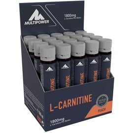Multipower L-Carnitine Liquid Pfirsich Ampullen 20 x 25 ml